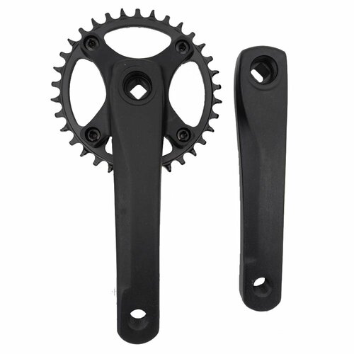 Wheeltop Система Wheeltop SR-11-D, 1x11 скоростей, 172,5 мм, черная, MTB (38T) vxm 96bcd chain ring pedivela monoplato mtb mountain bcd 96 bike 30t 32t 34t 36t 38t bicycle chainring narrow wide tooth plate