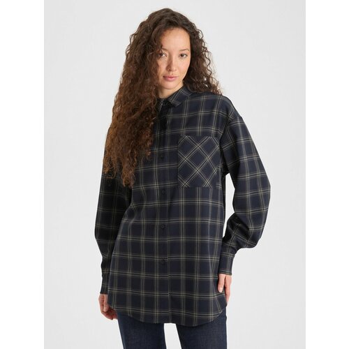 фото Рубашка , размер rub281tzel_44, зеленый, синий olesa chugunova