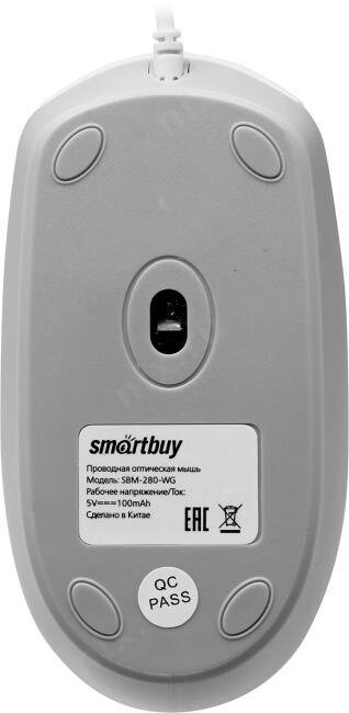 мышь проводная smartbuy one 280-k черная (sbm-280-k) - фото №14