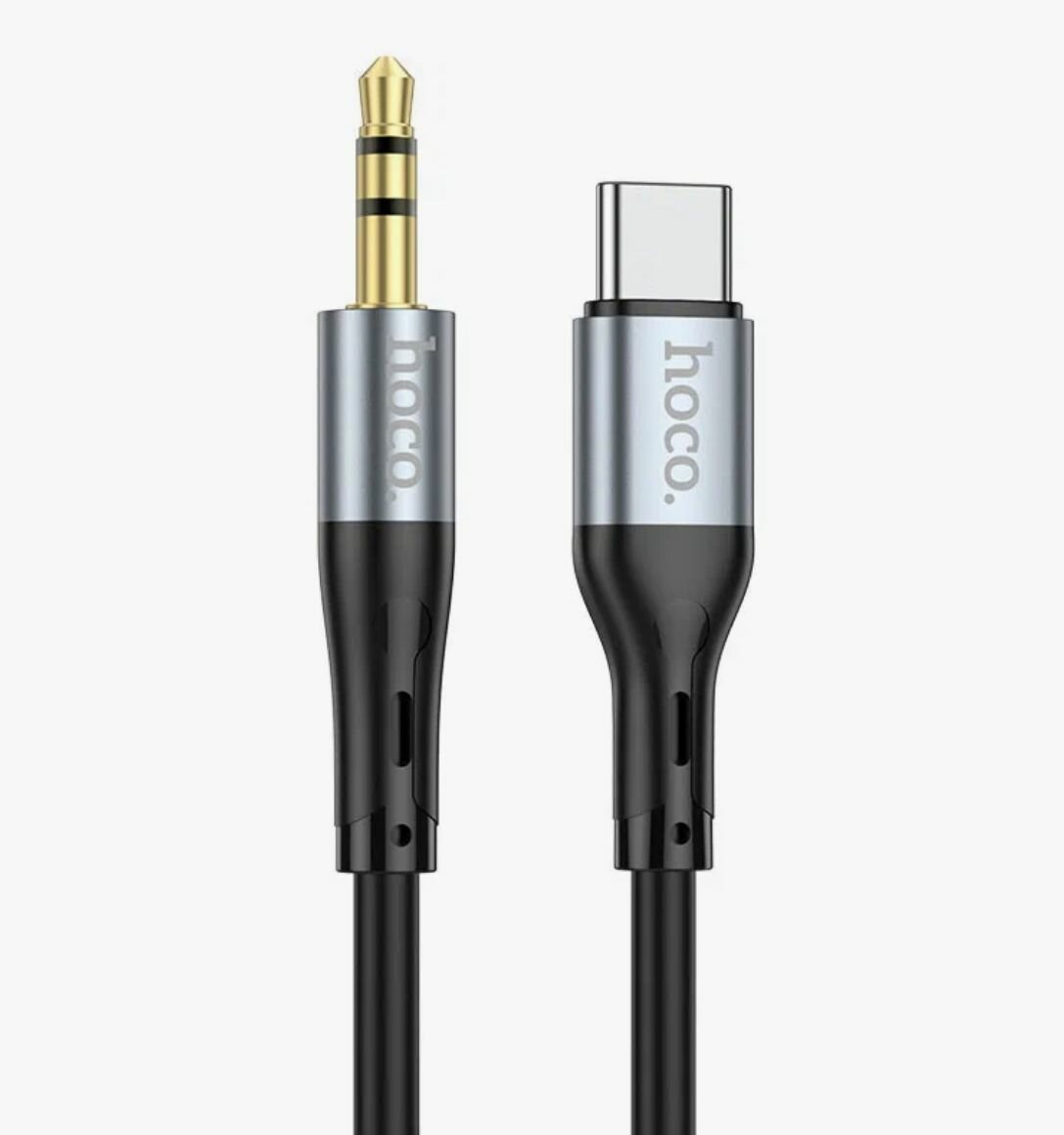 Аудио кабель HOCO AUX 3,5 для Android (Type-C) аукс для машины, смартфона, планшета, наушников, колонок, силиконовый — фото 1