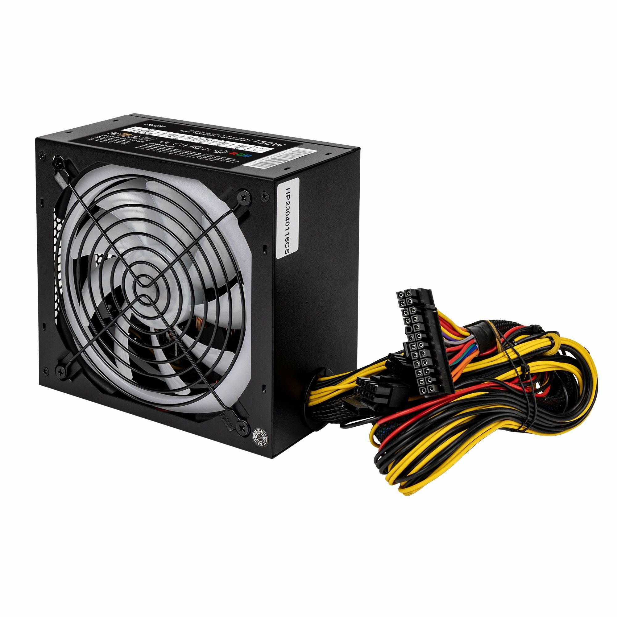 Блок питания HIPER HPB-750RGB 750W черный - фото №7