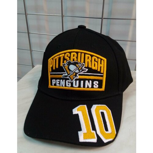 Для хоккея Пингвины кепка хоккейного клуба NHL PITTSBURGH PENGUINS ( США ) №10 бейсболка летняя черная