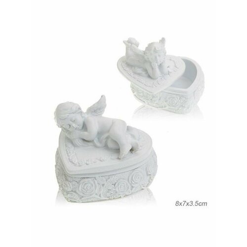 Шкатулка Ангел. белый