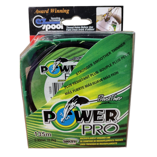 плетеный шнур powerpro depth hunter 1600m 0 19mm 13kg multi color Плетеный шнур PowerPro для рыбалки 135 метров 0,3мм 18,2кг