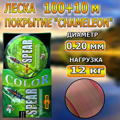 фото Леска "хамелеон" 0,20 мм на 110 м нет