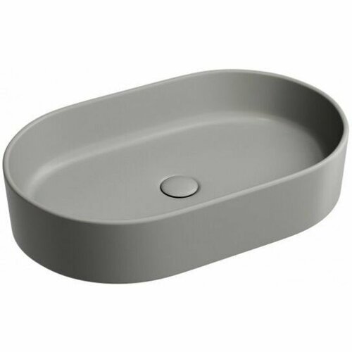 Раковина накладная Ceramica Nova ELEMENT 608х385х122 антрацит мат. CN6048MH