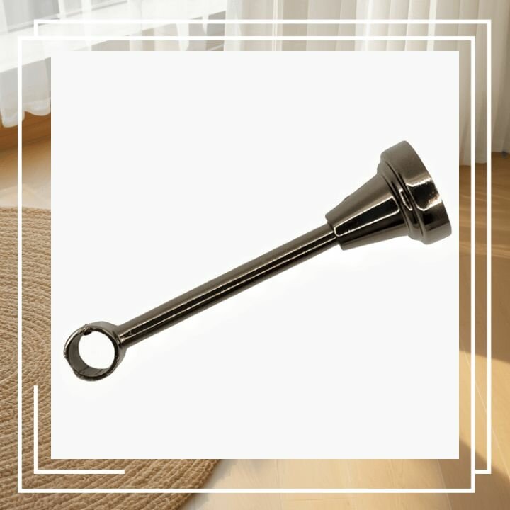 фото Однорядный закрытый кронштейн В003 для металлического карниза D16 (2шт) Оникс