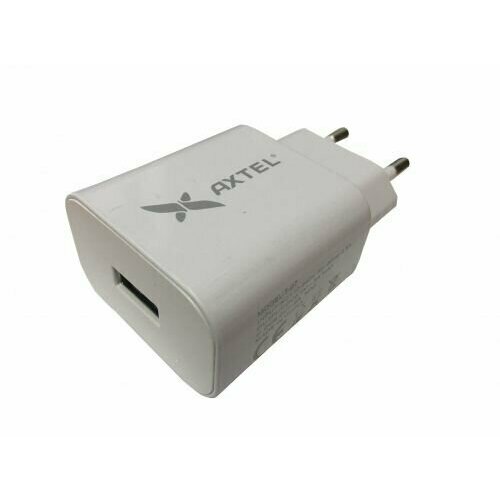 Сетевое ЗУ Axtel USB 2,1A белое