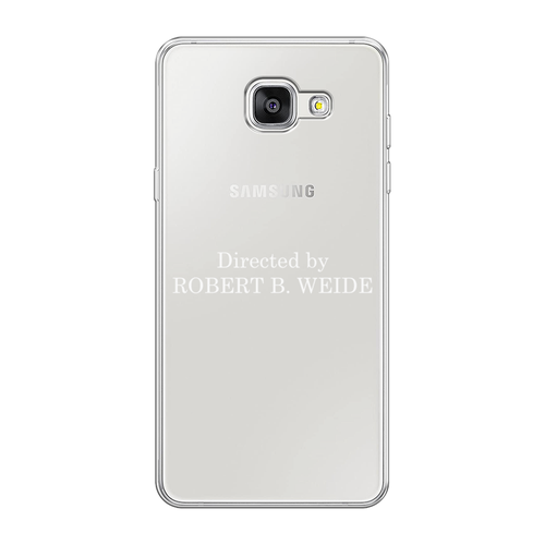 Силиконовый чехол на Samsung Galaxy A5 2016 / Самсунг Галакси A5 2016 Robert B Weide, прозрачный пластиковый чехол пионы розовые на samsung galaxy a5 2016 самсунг галакси а5 2016
