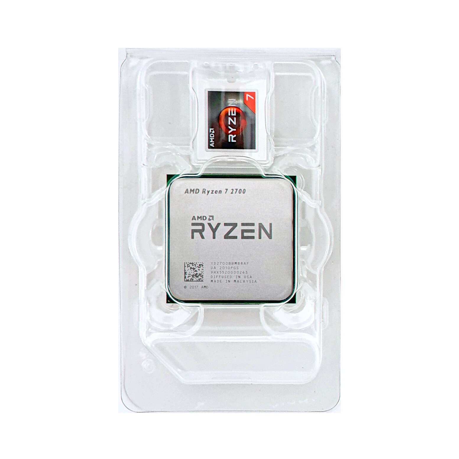 Процессор AMD Ryzen 7 2700 (AM4, 8/16 до 4.1 ГГц, DDR4 2933 МГц) OEM