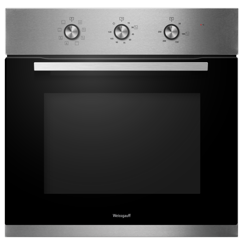 Духовой шкаф Weissgauff EOM 208 PDX Steam Clean с Конвекцией 3 года гарантии Большой объём 65 л Двойное стекло дверцы Утапливаемые ручки 8 функций Таймер Гидролизная очистка Эмаль легкой очистки 2099000₽