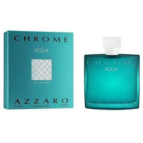 Azzaro туалетная вода Chrome Aqua, 100 мл парфюм azzaro origin для мужчин и женщин стойкий аромат спрей оригинальный