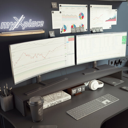 Подставка для монитора Xplace, MAX , Черная