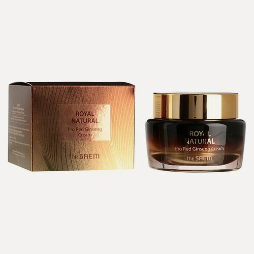 Изображение товара The Saem Крем для лица с экстактом красного женьшеня 50 мл Royal Natural Pro Red Ginseng Cream