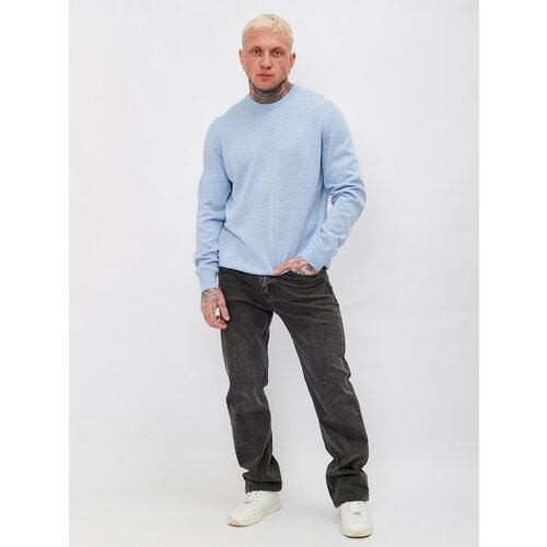 фото Свитер king wool, размер m, голубой