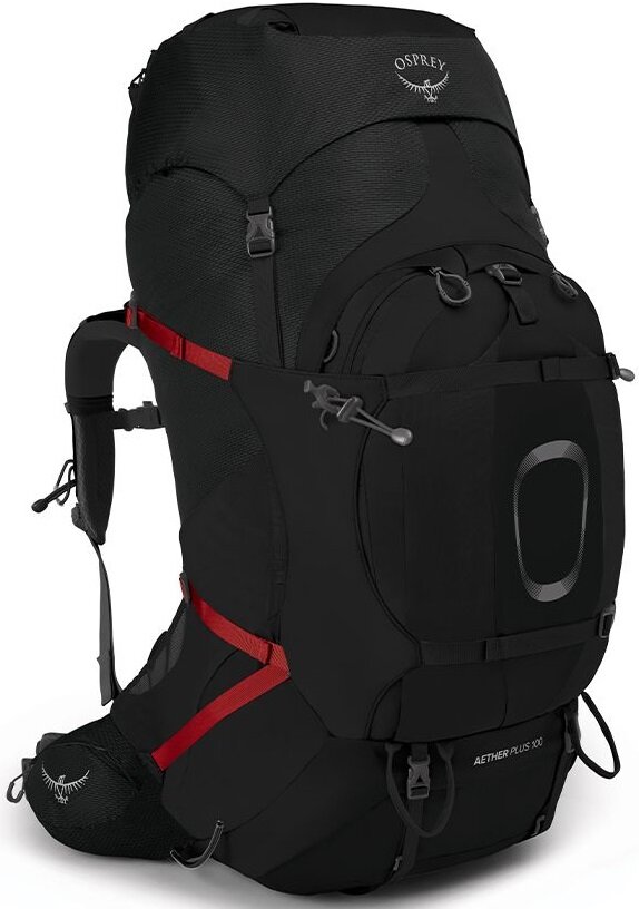 Osprey Aether Plus 100 L/XL, black