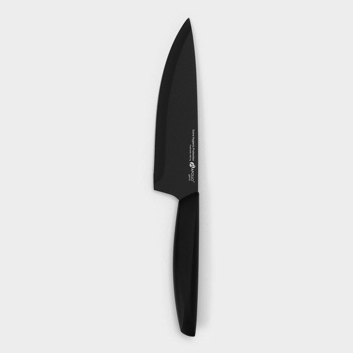 нож APOLLO Genio Nero Steel 18см для мяса нерж.сталь с антибакт.покр., пластик - фото №10