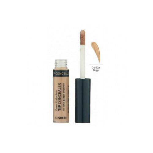 Консилер, 6.5 гр, Cover Perfection Tip Concealer Contour Beige, THE SAEM