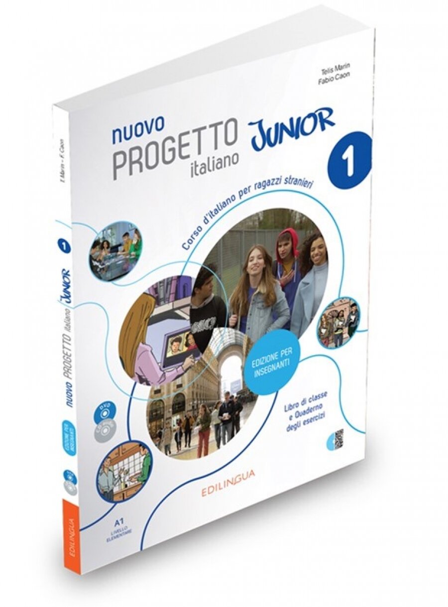 Nuovo Progetto italiano Junior 1 Edizione per insegnanti+CD+DVD