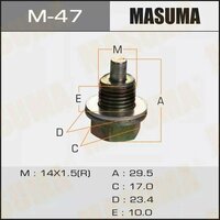 Пробка (болт) поддона масляного (M18x1.5) c шайбой и магнитом Honda /   ...
