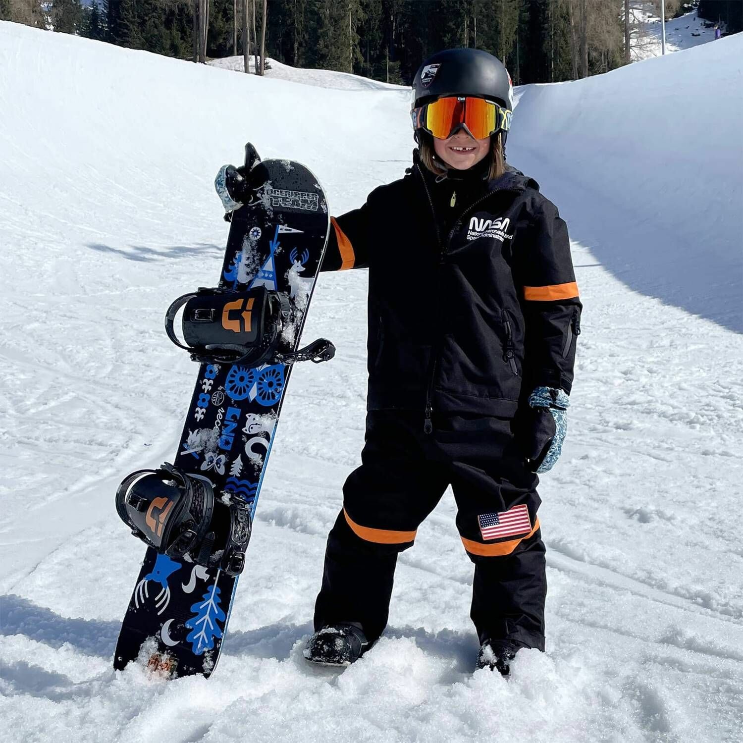 Комбинезон горнолыжный oneskee Осень-зима 2021, размер 5-6, , black — фото 1