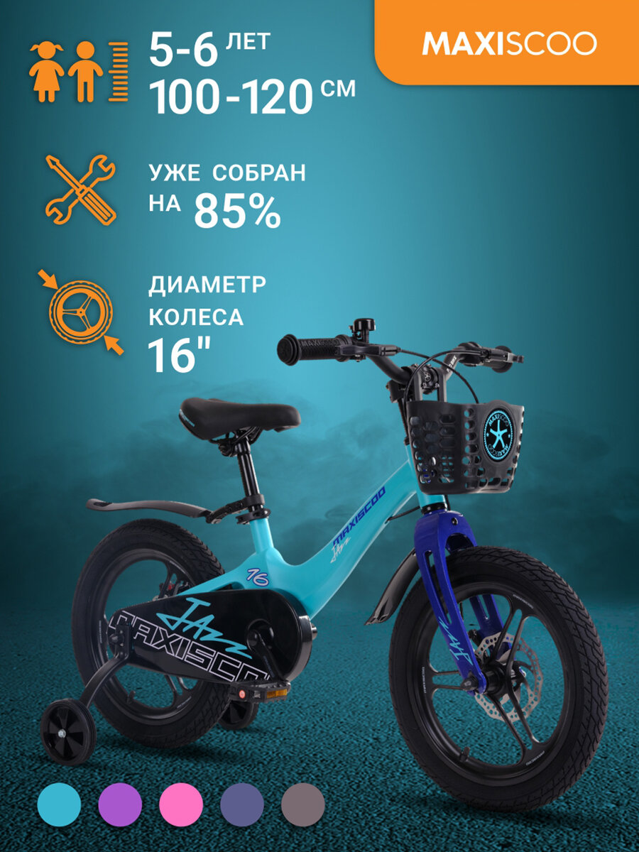 Велосипед Maxiscoo JAZZ Pro 16" (2024) MSC-J1634P