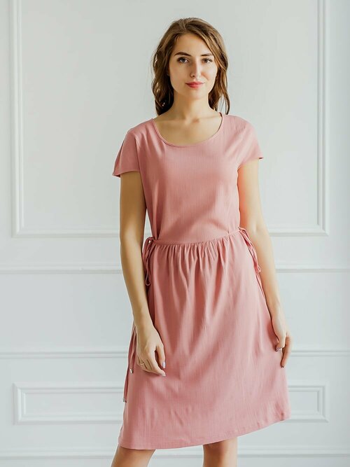 Платье Текстильный Край, размер 48, розовый