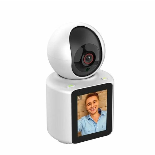 Камера видеонаблюдения IP Wi-Fi с экраном видео няня звонки белый 549900₽