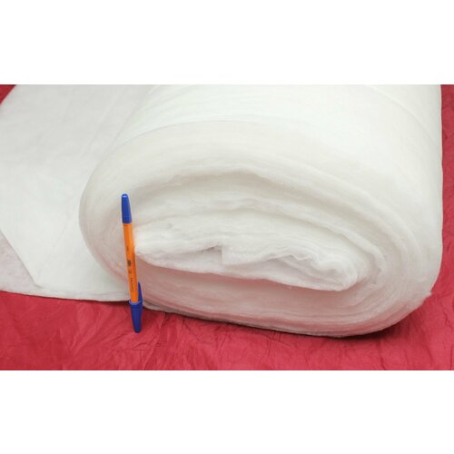 Ткань Утеплитель Isosoft 2 34 (Tinsuleit) - 60 г/м2 - белый, ш150см, 0,5 м