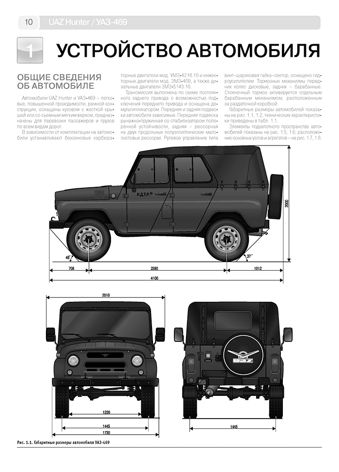 UAZ Hunter с 2003,б/д ЗМЗ-409, д/д ЗМЗ-5143 ч/б - фото №4