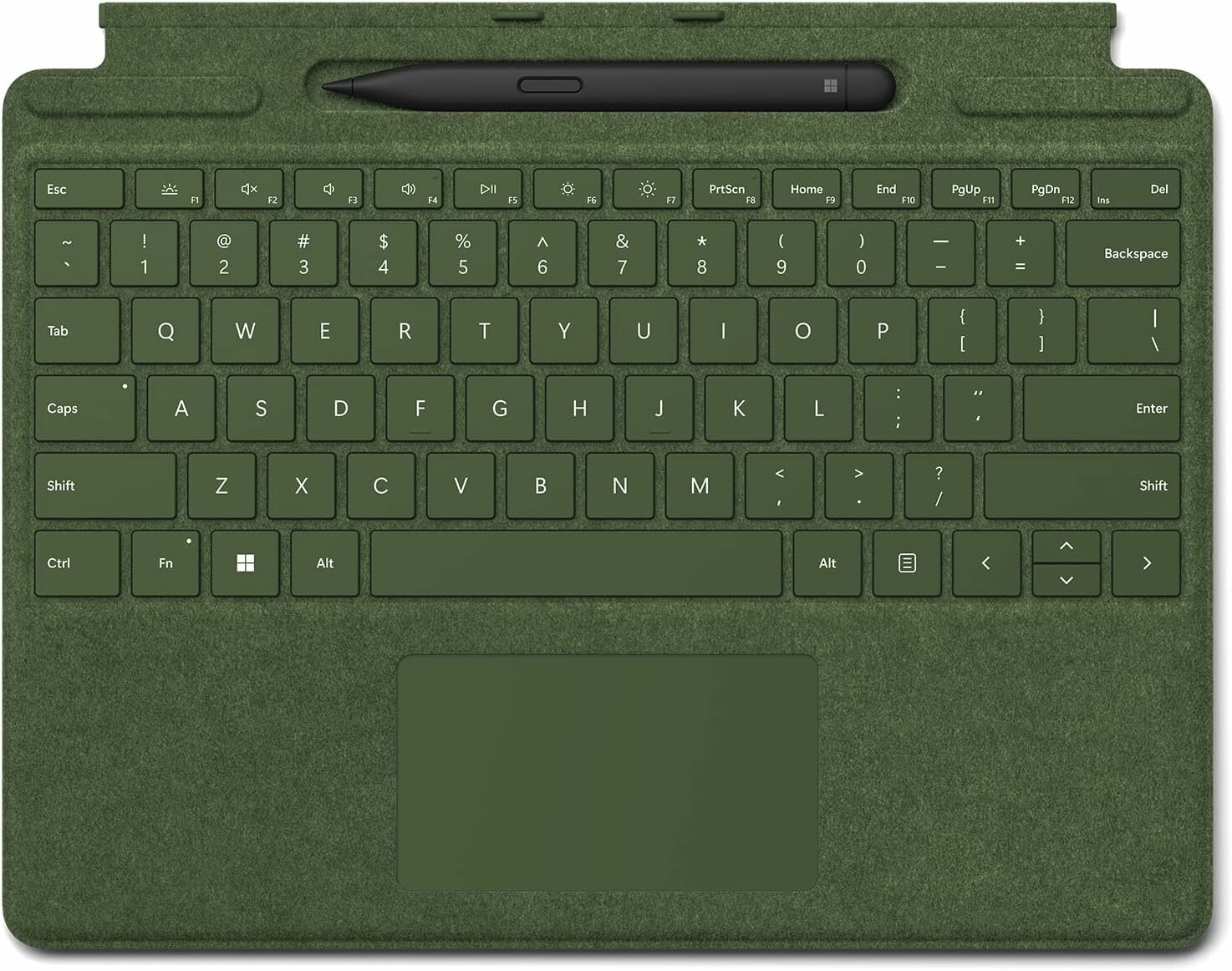 Клавиатура Microsoft Surface Pro X/8/9 Signature Keyboard Alcantara (Forest) RUS + Slim Pen 2