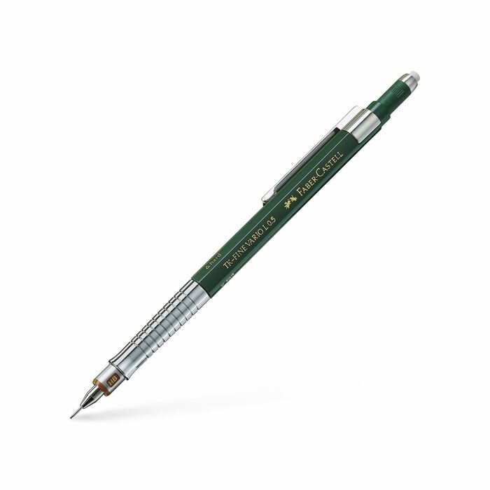 Карандаш механический профессиональный 0.5 мм Faber-Castell Tk-fine Vario L металлический упор, пла