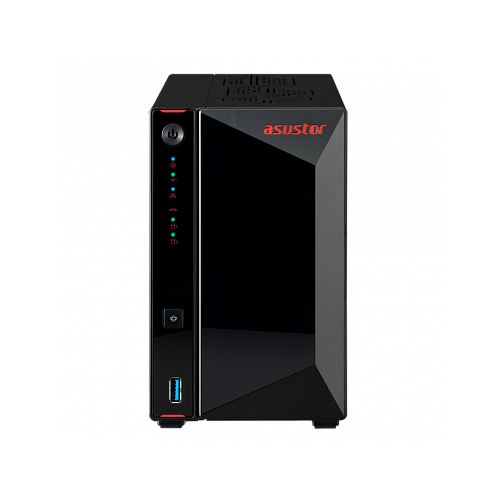 Сетевое хранилище Asustor AS5402T (90IX01R1-BW3S20) smb qnap ts 864eu 4g nas 8 tray 3 5 2 5 w o hdd 4 core intel celeron n5105 n5095 2 0 ghz 2 9 ghz 4gb ddr4 1x4gb up to 16gb 2x8gb 2x2 5gbe