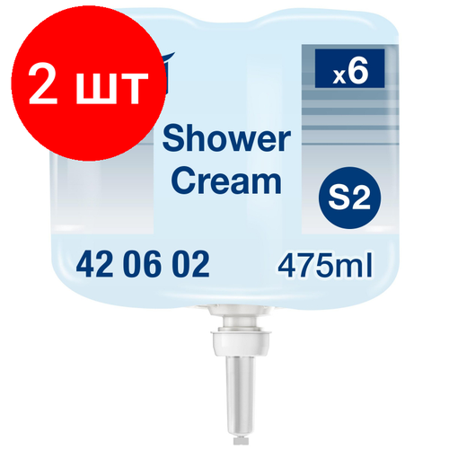 Комплект 2 штук, Картридж с жидким мыло гель Tork S2 0.475л, 420602