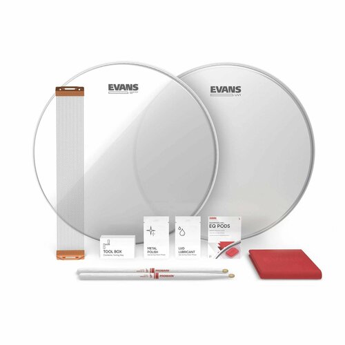 Evans ESTUK-13UV1-1 Evans UV1 Snare Tune Up Kit, 13 inch набор: верхний и нижний пластик для малого барабана 13', аксессуары