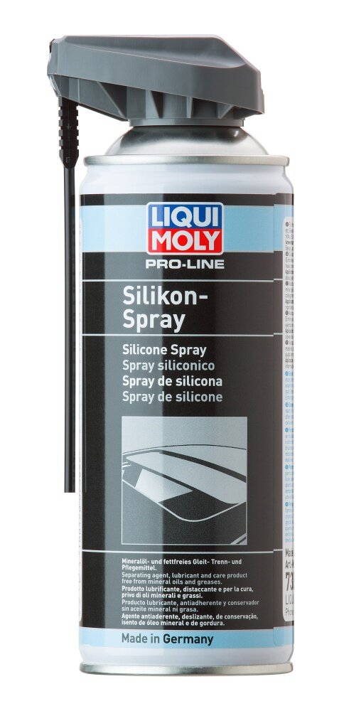 LIQUI MOLY Бесцветная смазка-силикон Pro-Line Silikon-Spray (04л) 7389