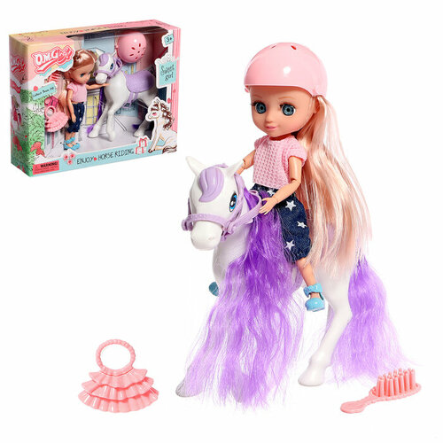 Кукла-малышка «Маша» с лошадкой и аксессуарами, микс (комплект из 2 шт) кукла малышка маша с лошадкой и аксессуарами микс комплект из 2 шт