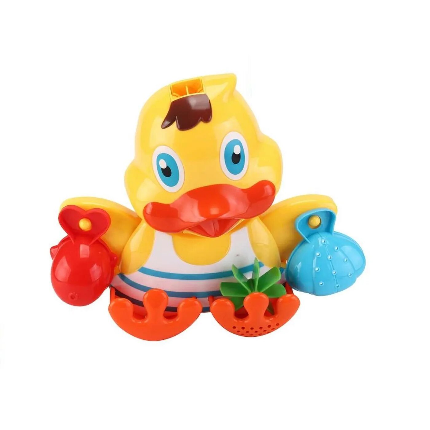 Набор игрушек для ванны ABtoys Веселое купание Утенок-мельница для ванны 3 предмета Junfa Toys - фото №16