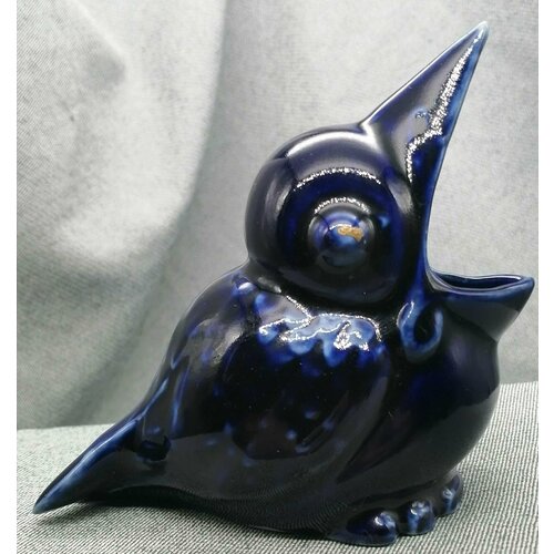 Статуэтка Галчонок, фарфор, аэрография, Дмитровский фарфоровый завод, с. Вербилки, СССР, 1946-1950 гг.