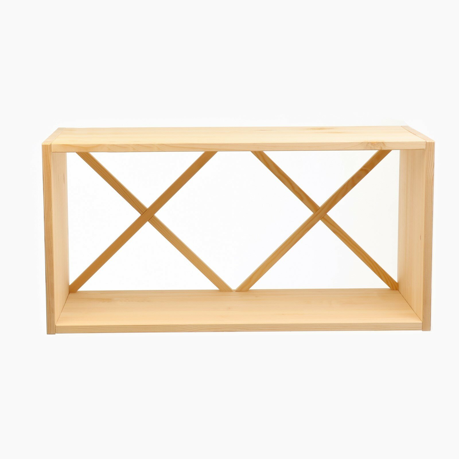 фото Куб Полка APELVIK большой, 390х780х300, массив сосны