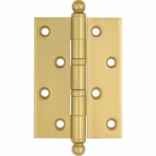 Дверная петля универсальная латунная с круглым колпачком Venezia CRS010 французское золото