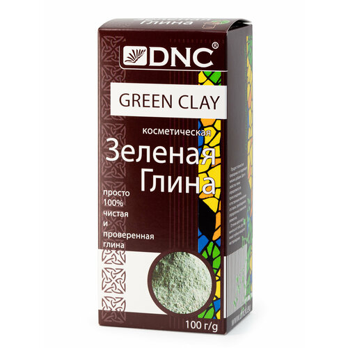 DNC Зеленая глина, 100 г, 100 мл глина косметическая зеленая dnc 100 г