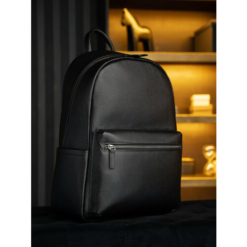 Рюкзак FAUSTINI, фактура зернистая, черный