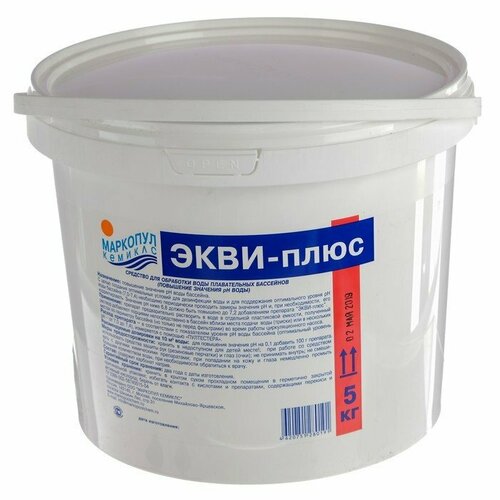 Регулятор pH-плюс «Экви-плюс», ведро, 5 кг (комплект из 2 шт)