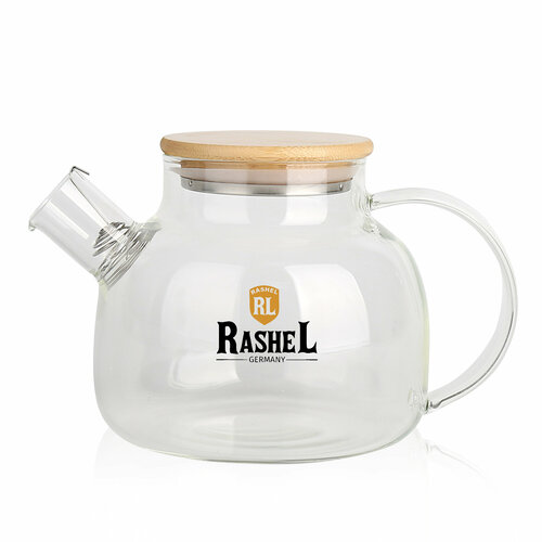 Заварочный чайник стекло боросиликатное Rashel 1000 мл бочонок с фильтром для плиты заварник стеклянный для чая лимонада компота и глинтвейна