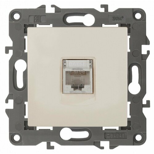 ЭРА 14-3107-02 Elegance слоновая кость розетка компьютерная RJ45 Б0034303 50 шт 44350₽