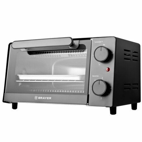 BRAYER Мини-печь BRAYER 2600BR 1200 Вт 9 л 65-230 С таймер чёрная 803600₽