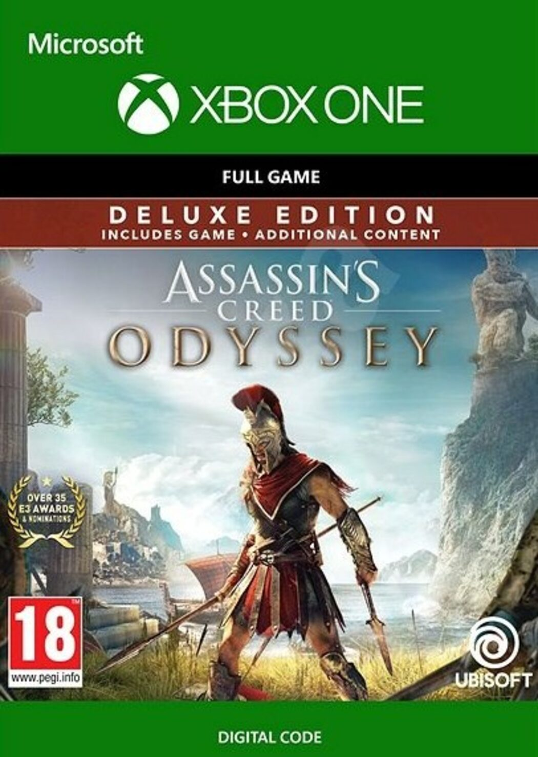 Игра Assassins Creed Odyssey Deluxe Edition, цифровой ключ для Xbox One/Series X|S, Русская озвучка, Аргентина