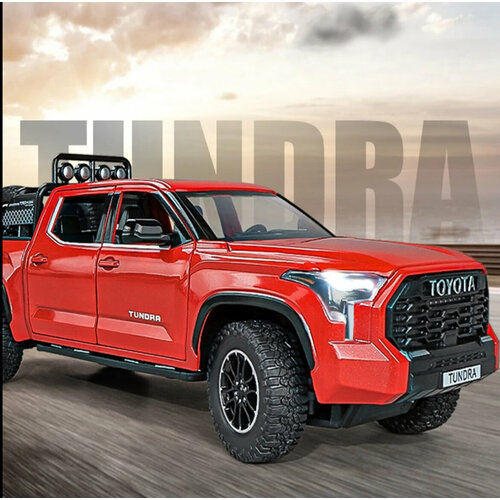 Коллекционная масштабная модель Toyota Tundra 1:24 (металл, свет, звук) коллекционная масштабная модель lexus es300 1 24 металл свет звук