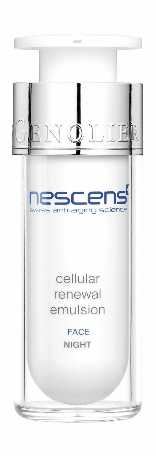 Ночная эмульсия для обновления клеток кожи лица Nescens Cellular Renewal Emulsion Night Face